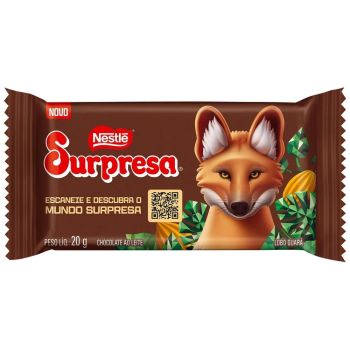 NESTLE - CHOCOLATE CANDYBAR AO LEITE SURPRESA 22X20GR (2528)
