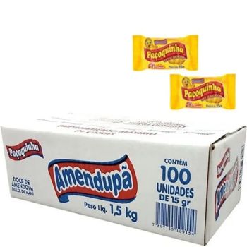 AMENDUPÃ - PAÇOCA ROLHA 100X20GR (2483)